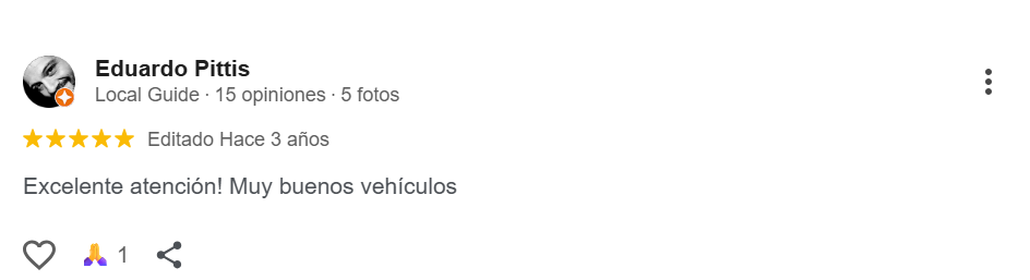 Reseña de cliente 3